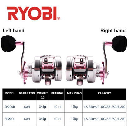 Full metal jigging reel 10+1BB sea fishing reel 6.8:1 gear ratio max