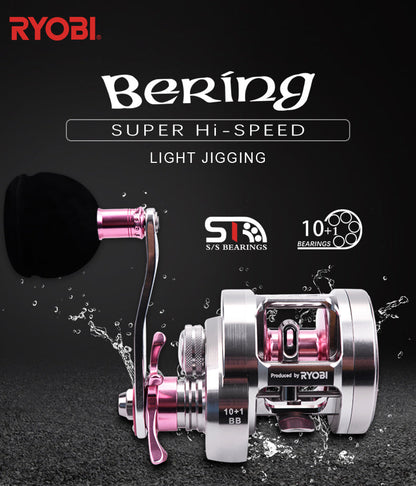 Full metal jigging reel 10+1BB sea fishing reel 6.8:1 gear ratio max